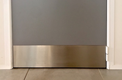 bas de porte inox