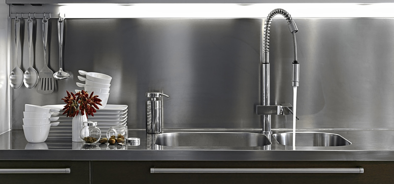 cuisine inox propre